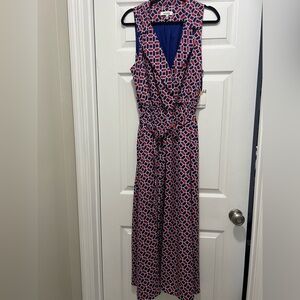 NWT Kenzie Geometric Patterned Sleeveless Dress Size XL